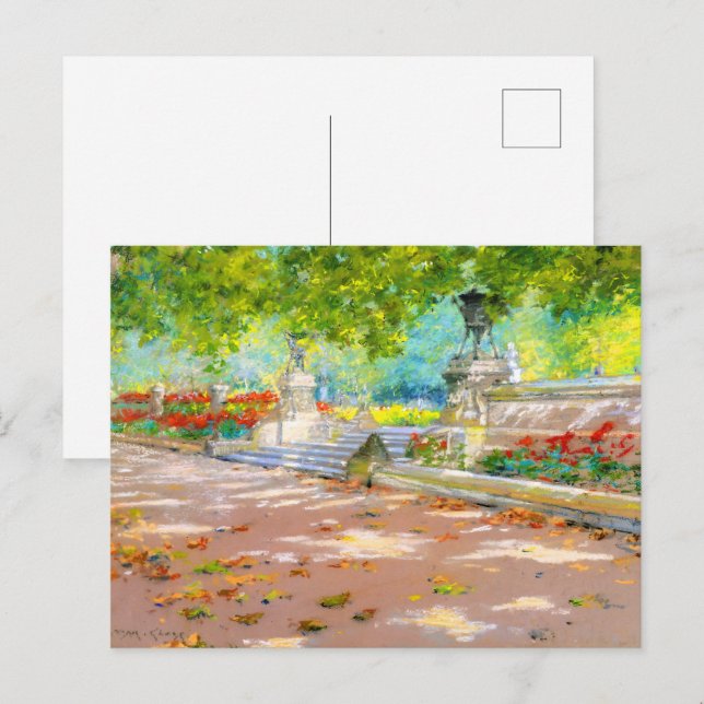 Vintage Terrace, Prospect Park (1887) drawing Postcard (Front/Back)