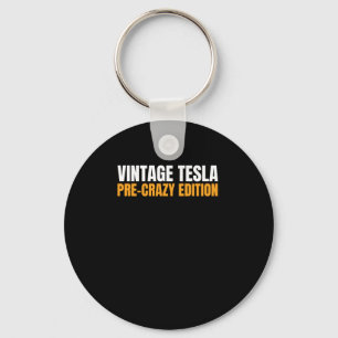 Vintage Tesla - Pre-crazy Edition Magnet Or Sticke Keychain
