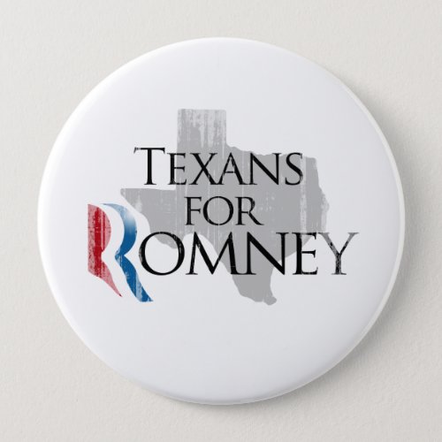 Vintage Texans for Romneypng Pinback Button