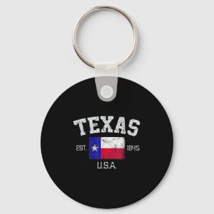 Vintage Texas Austin Est 1845 For Men Women & Keychain