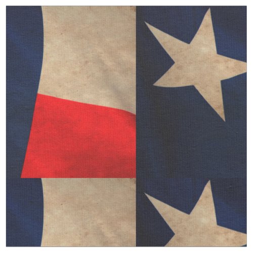 Vintage Texas Flag Fabric