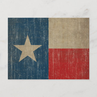 Vintage Texas Flag Postcard