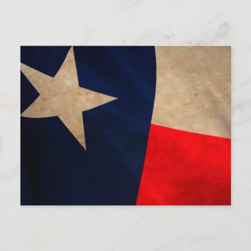 Vintage Texas Flag Postcard