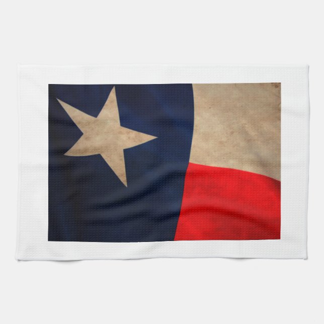 Vintage Texas Flag Towel (Horizontal)