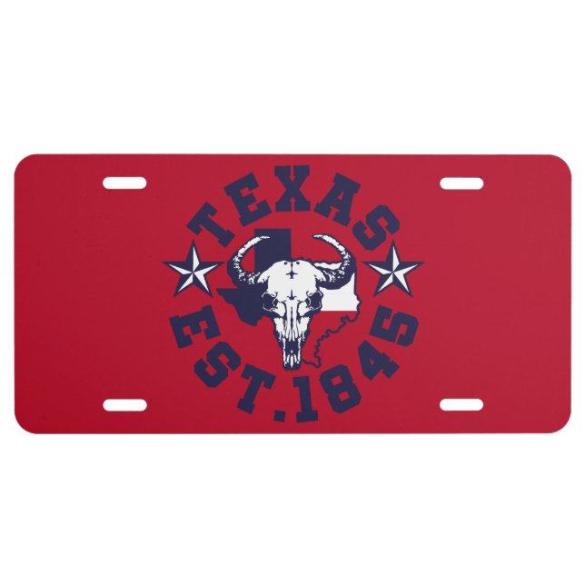 Vintage Texas License Plate (Front)
