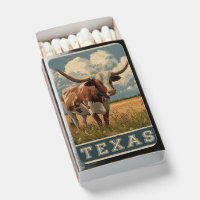 Vintage Texas Longhorn Bull Retro Travel