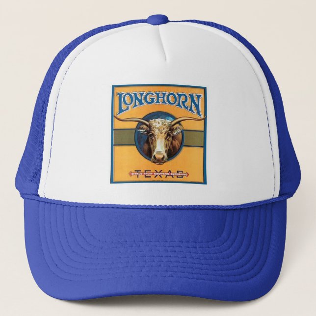 Vintage Texas Longhorn Image Hat (Front)