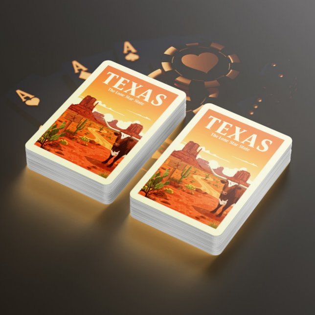  Vintage Texas Poker Cards (Creator Uploaded)