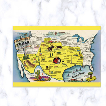 Vintage Texas Postcard by NorthernPrint at Zazzle