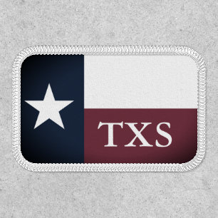 Vintage Texas state flag custom stick on Patch