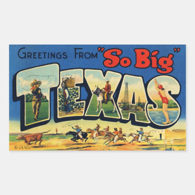 Vintage Texas Sticker (Front)