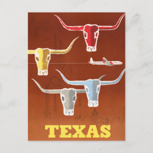 Vintage Texas Travel Postcard