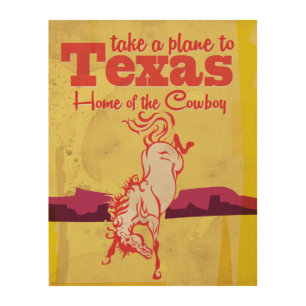 Vintage Texas Travel Poster