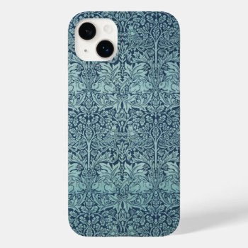 Vintage Textile Pattern Brer Rabbit William Morris Case-mate Iphone 14 Plus Case by InvitationCafe at Zazzle
