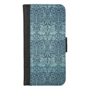 Vintage Textile Pattern Brer Rabbit William Morris iPhone 8/7 Wallet Case