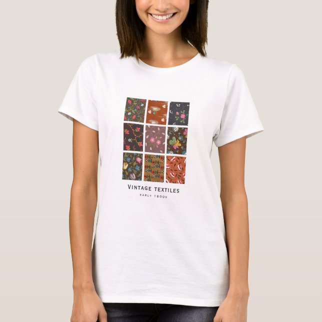 'Vintage Textiles' | 1800s designs t-shirt (Front)