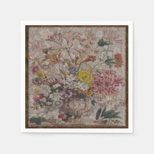 Vintage Textiles Cocktail Paper Napkins