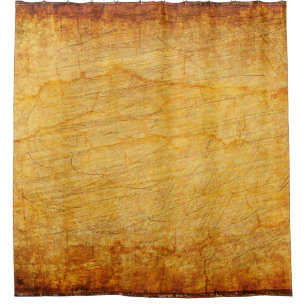 Vintage texture old gold shower curtain