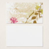 Vintage texture Profile Card (Front & Back)