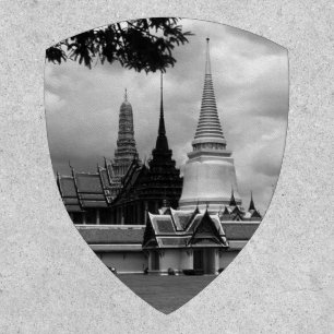 Vintage Thailand Bangkok Chapel Royal Palace view Patch