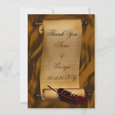 vintage Thank You Card
