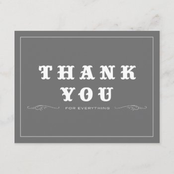 Vintage Thank You Double-sided by Fallfordesign1 at Zazzle