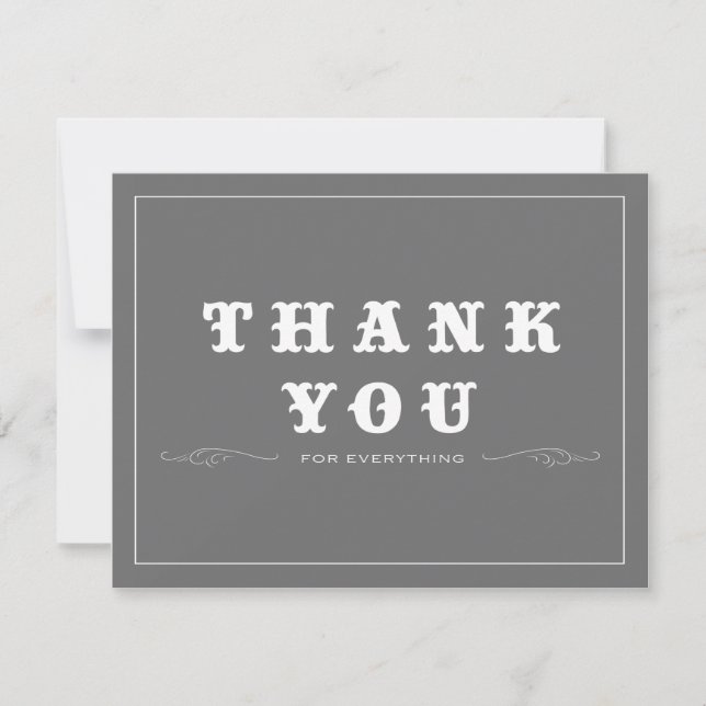 Vintage Thank You Double-Sided (Front)