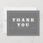 Vintage Thank You Double-sided at Zazzle