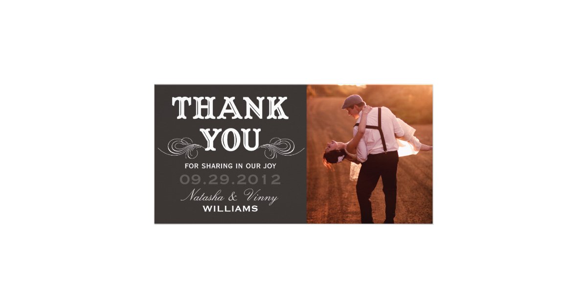 Wedding Thank You Cards Zazzle Slide Image