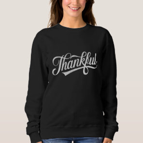 Vintage Thankful Thanksgiving Fall Gift Sweatshirt