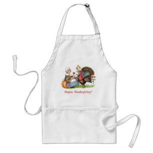 Vintage Thanksgiving Adult Apron