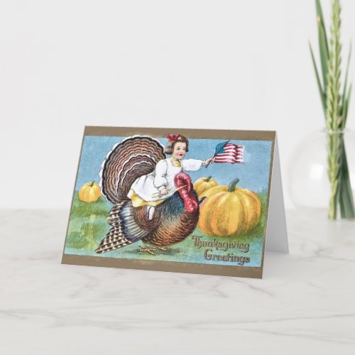 Vintage Thanksgiving Card