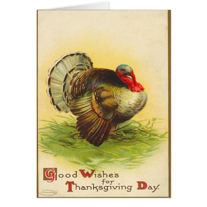 Vintage Thanksgiving Card