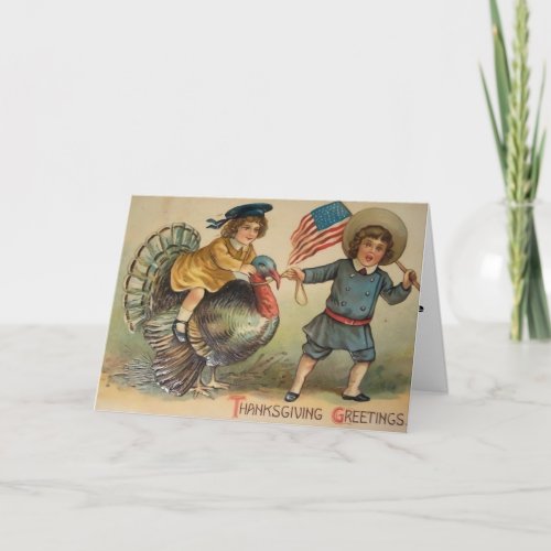 Vintage Thanksgiving Card