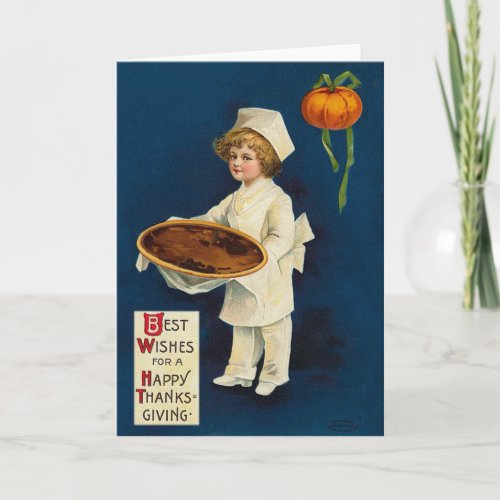 Vintage Thanksgiving Card Ellen Clapsaddle Holiday Card