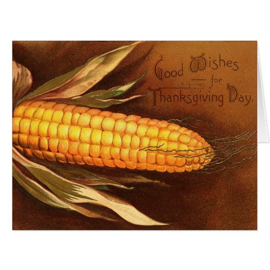 Vintage Thanksgiving Cards (Front Horizontal)