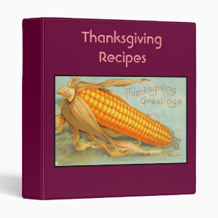 Vintage Thanksgiving Corn Husk Binder