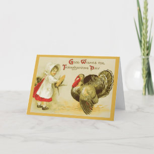 Vintage Thanksgiving Day Card