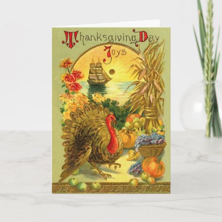 Vintage Thanksgiving Day Card
