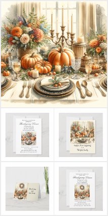 Vintage Thanksgiving Dinner