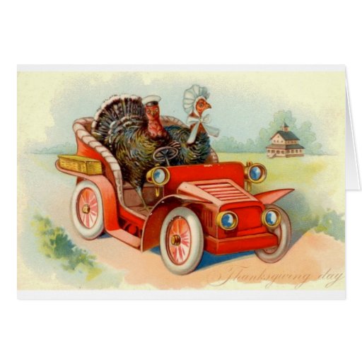 Vintage Thanksgiving Greeting Card | Zazzle