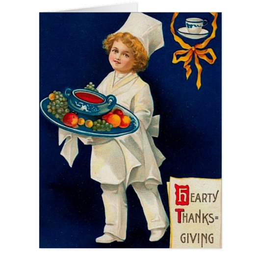 Vintage Thanksgiving Greeting Cards (Front)