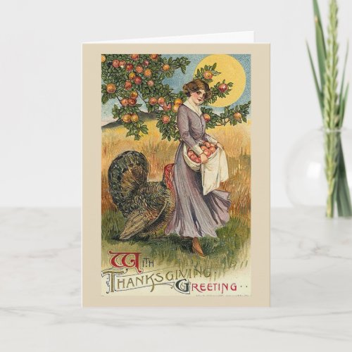 Vintage _ Thanksgiving Greeting Holiday Card