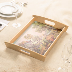 Vintage Thanksgiving Harvest Serving Tray