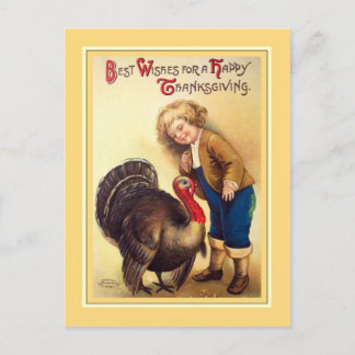 Vintage Thanksgiving Holiday Postcard