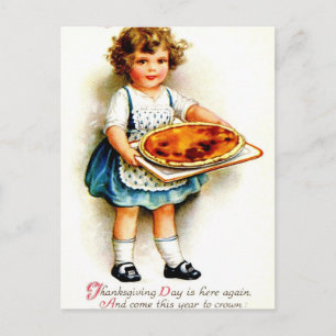 Vintage Thanksgiving Holiday Postcard