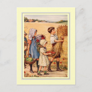 Vintage Thanksgiving Holiday Postcard