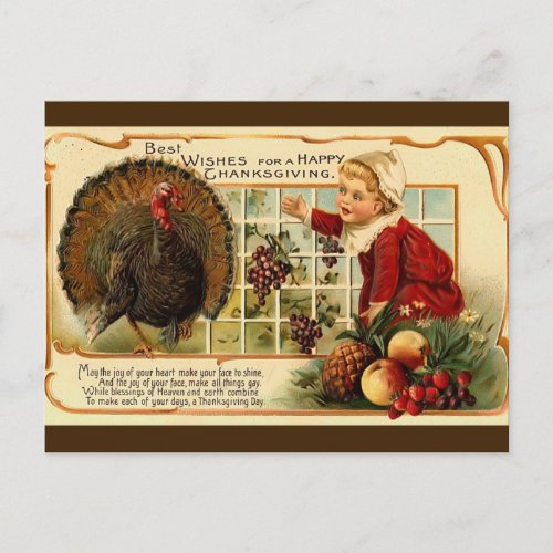 Vintage Thanksgiving Postcard