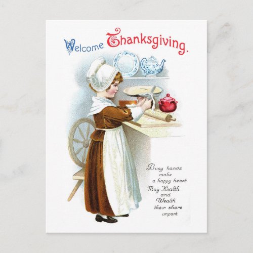 Vintage Thanksgiving Postcard