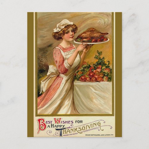 Vintage Thanksgiving Postcard